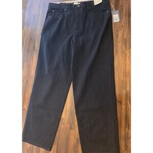 NWT Universal Thread Size 16 Jeans Black Highest Rise Straight Leg Comfort